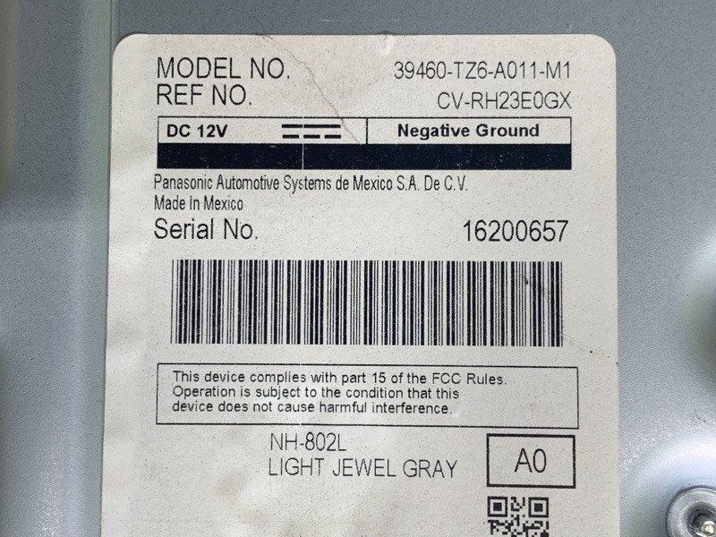 Монитор MDX (YD3) 13-21 2013 3.5 J35Y5