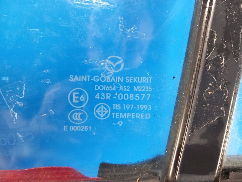 Стекло двери заднее левое 3 BL 09-13 2009 2.5 L (L5-VE)
