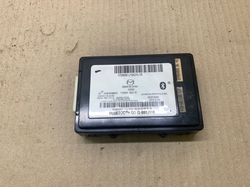 Блок управления блютуз MAZDA 3 BL 09-13 2009 2.5 L (L5-VE) BBM4-66-DHXA Б/У