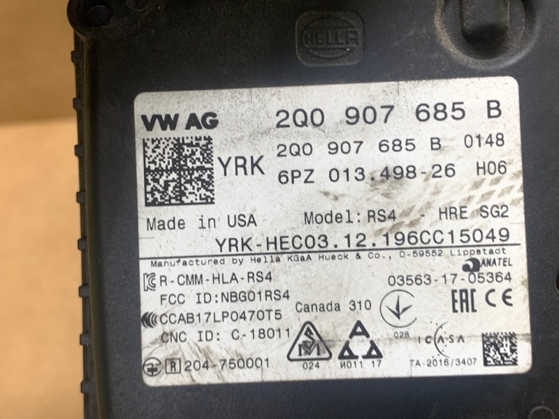 Датчик слепых зон задний левый VOLKSWAGEN JETTA USA 18- DJXA 1.4