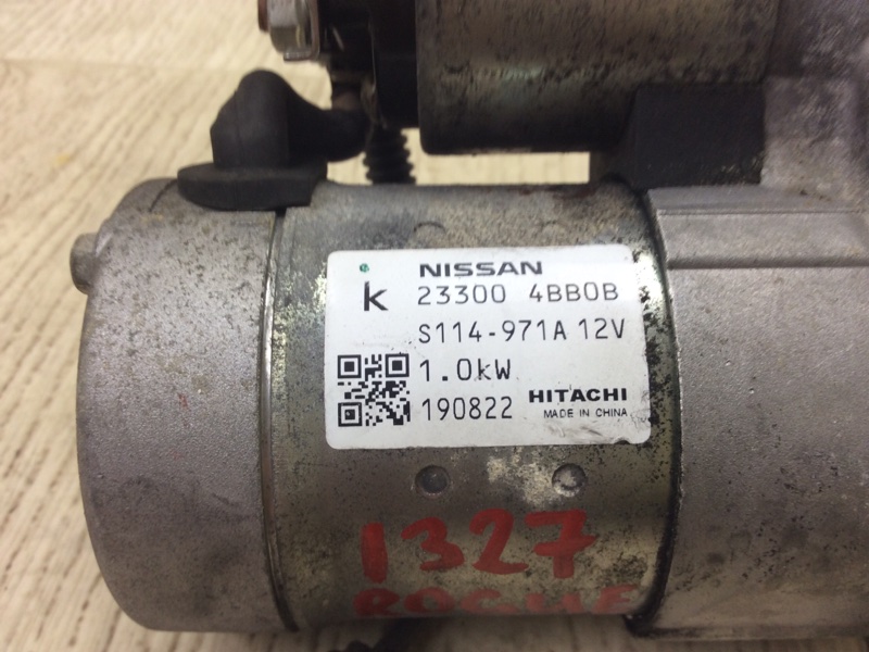 Стартер NISSAN QASHQAI/ROGUE SPORT 14- J11 2.0L MR20DD Стартер NISSAN QASHQAI/ROGUE SPORT 14- J11 2.0L MR20DD