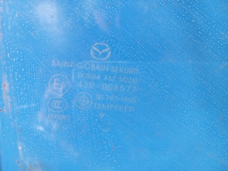 Стекло двери заднее правое 3 BL 09-13 2009 2.5 L (L5-VE)