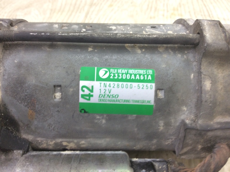 Стартер LEGACY 09-15 BM 2012 SEDAN 3.6 EZ36