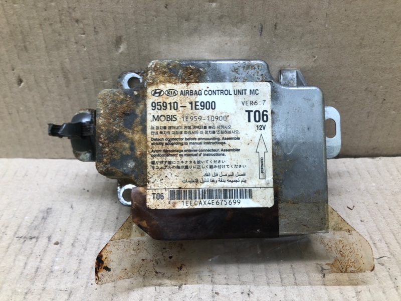 Блок управления AIRBAG HYUNDAI ACCENT MC 06-10 2009 1.6 G4ED 95910-1E900 Б/У