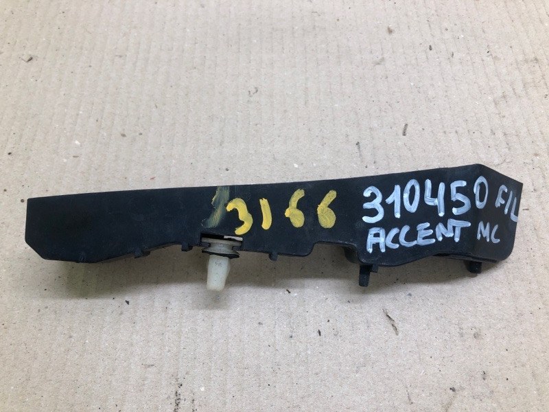 Запчасть кронштейн переднего бампера передний левый HYUNDAI ACCENT MC 06-10 2009 1.6 G4ED 86591-1E000 Б/У Кронштейн переднего бампера передний левый HYUNDAI ACCENT MC 06-10 2009 1.6 G4ED 86591-1E000 Б/У