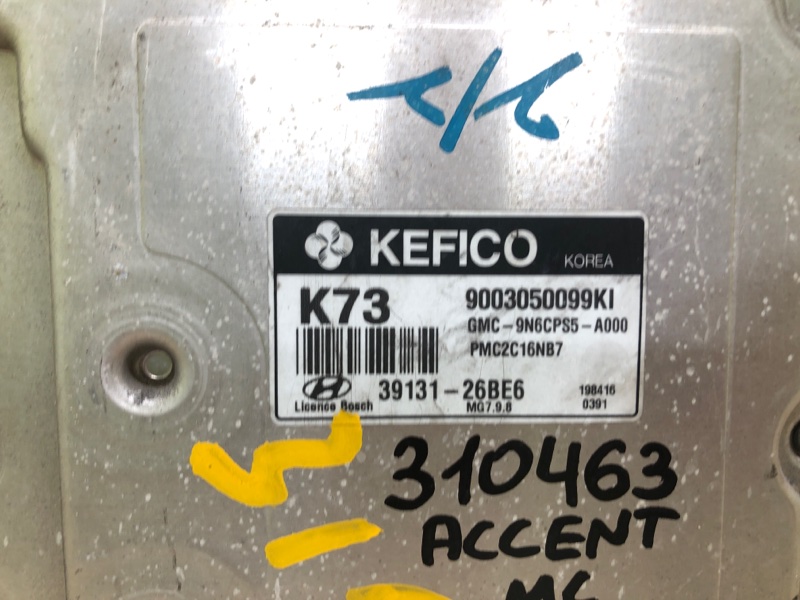 Блок управления двигателем HYUNDAI ACCENT MC 06-10 1.6 G4ED