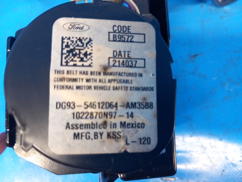 Ремень безопасности передний правый FUSION 14- 2014 C25HDEX