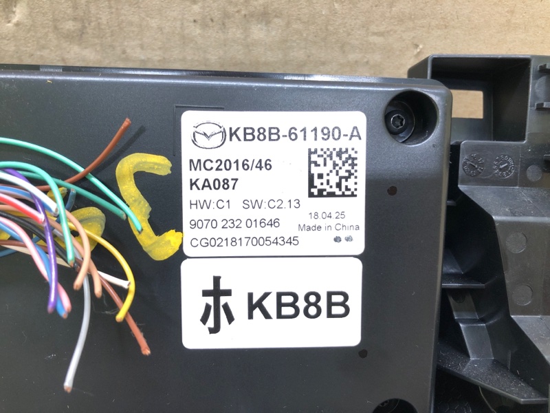 Блок управления печкой MAZDA CX-5 (KF) 16-21 2.5 PY-VPS