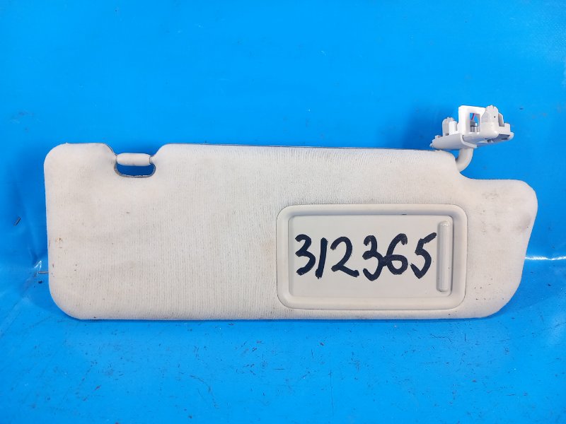 Козырек солнцезащитный правый TOYOTA PRIUS - 30 09-17 2012 ZVW30 1.8 2ZRFXE 7431047210B0 Б/У