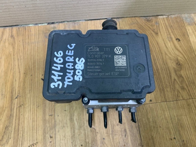 Блок ABS VOLKSWAGEN TOUAREG 02-10 2007 BHK 3.6 7L0 614 517 C BEF Б/У