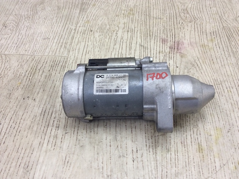 Стартер INFINITI Q50 15-20 2016 SEDAN 2.0T M274 233004GD0C Б/У