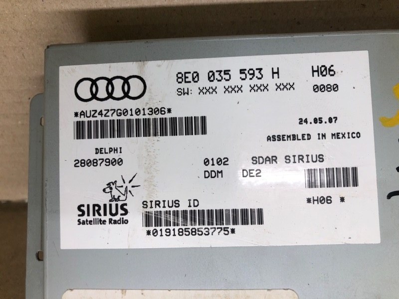 Блок управления мультимедиа TOUAREG 02-10 2007 BHK 3.6