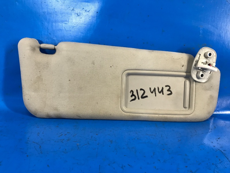 Козырек солнцезащитный правый TOYOTA PRIUS PLUS 11-14 2013 ZVW41L 1.8 2ZRFXE 7431047291B1 Б/У