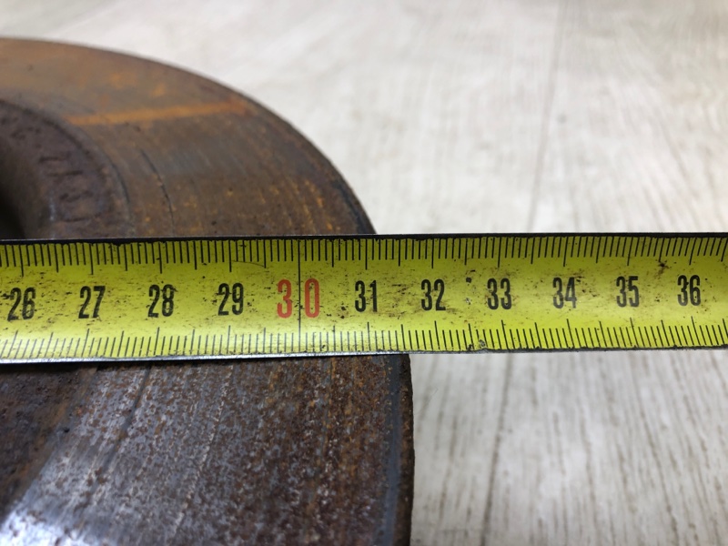 Тормозной диск задний ESCAPE 12-19 2018 TM2 2.5 T25HDEX