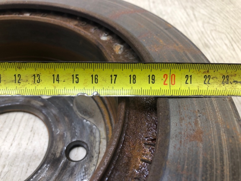 Тормозной диск задний QASHQAI/ROGUE SPORT 14- 2020 J11 2.0L MR20DD