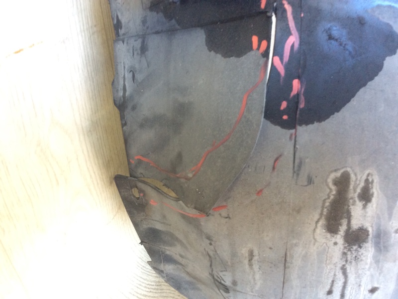 Подкрылок передний правый VOLKSWAGEN TIGUAN 08-17 5N 2.0 CCTA