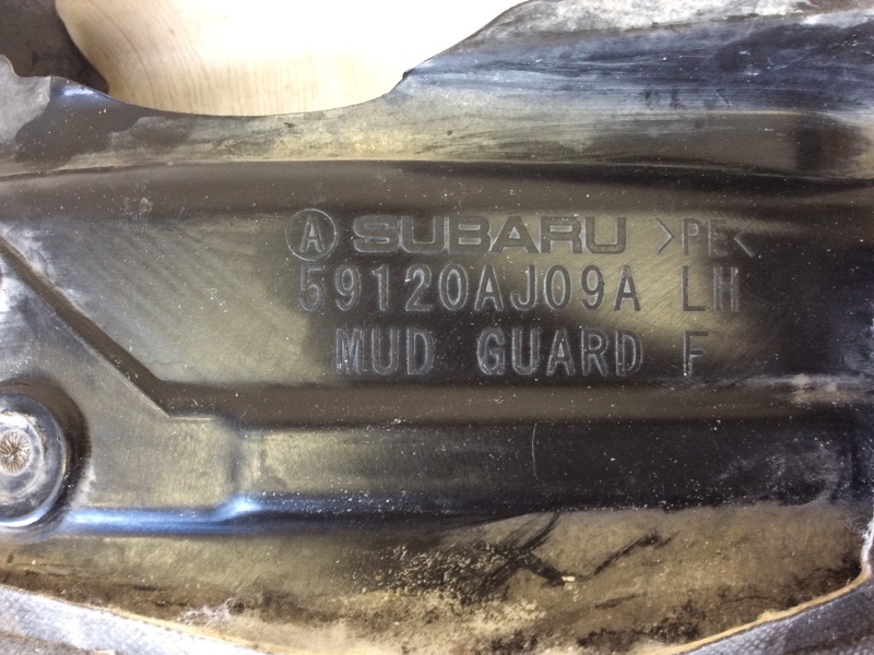 Подкрылок передний левый LEGACY 09-15 BM 2012 SEDAN 3.6 EZ36 Подкрылок передний левый LEGACY 09-15 BM 2012 SEDAN 3.6 EZ36