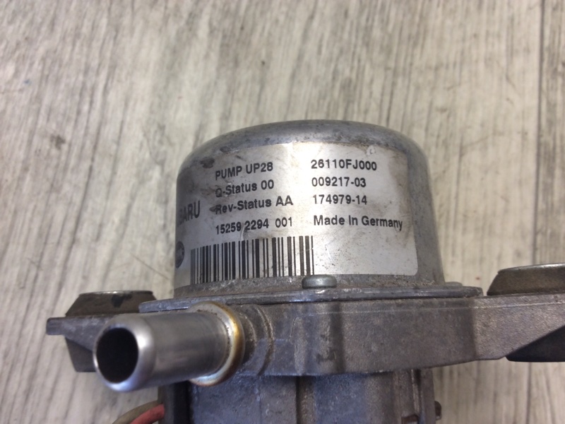 Вакуумный насос SUBARU CROSSTREK 12-17 GP FB20X e-Boxer