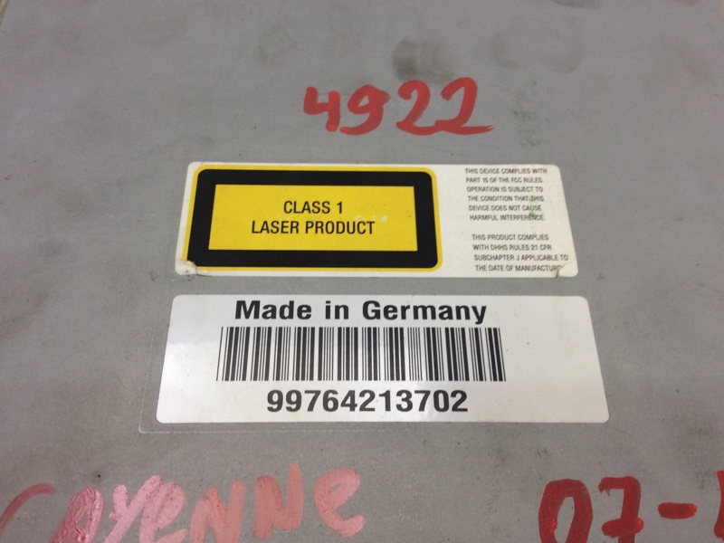 CD чейнджер CAYENNE 02-07 2006 955 4.5i M48
