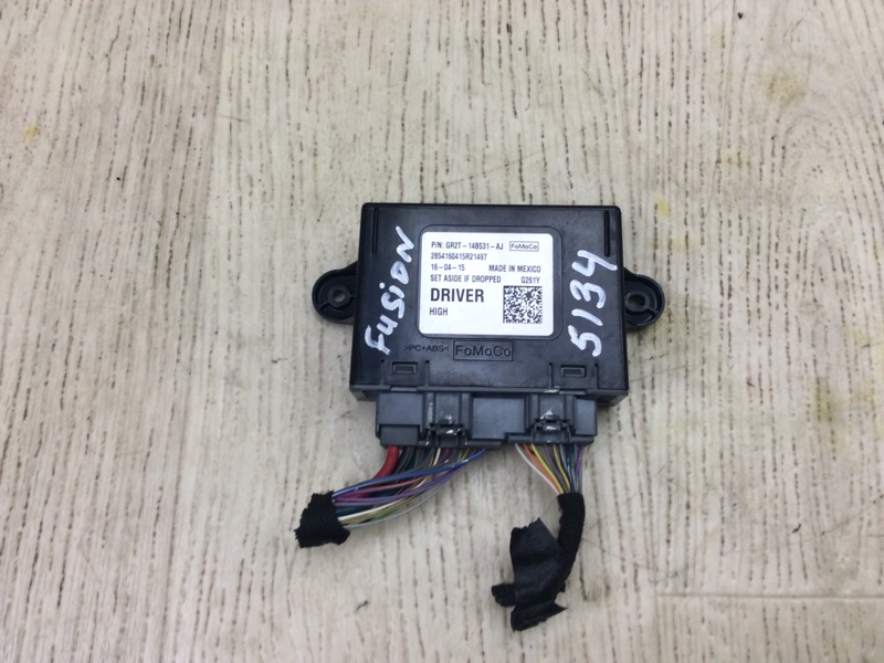 Запчасть блок электронный передний левый FORD FUSION 14- 2017 SEDAN C20HDTX GR2Z-14B291-A Б/У Блок электронный передний левый FORD FUSION 14- 2017 SEDAN C20HDTX GR2Z-14B291-A Б/У