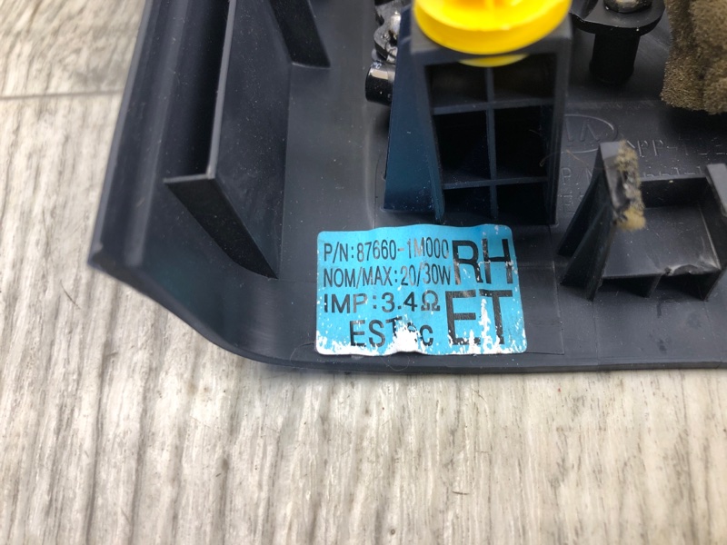 Динамик передний правый FORTE/CERATO TD 08-13 2009 TD 2.0 G4KD Динамик передний правый FORTE/CERATO TD 08-13 2009 TD 2.0 G4KD