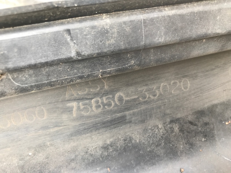 Накладка порога наружная правая ES300 ES330 01-06 2005 3.3 3MZFE