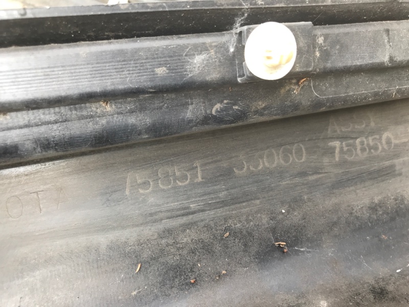 Накладка порога наружная правая ES300 ES330 01-06 2005 3.3 3MZFE