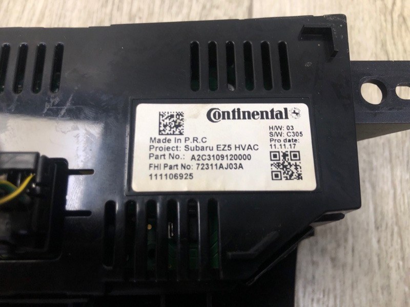 Блок управления печкой LEGACY 09-15 BM 2012 SEDAN 3.6 EZ36