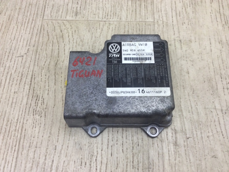 Блок управления AIRBAG VOLKSWAGEN TIGUAN 08-17 2011 5N 2.0 CCTA 5N0959655P Б/У