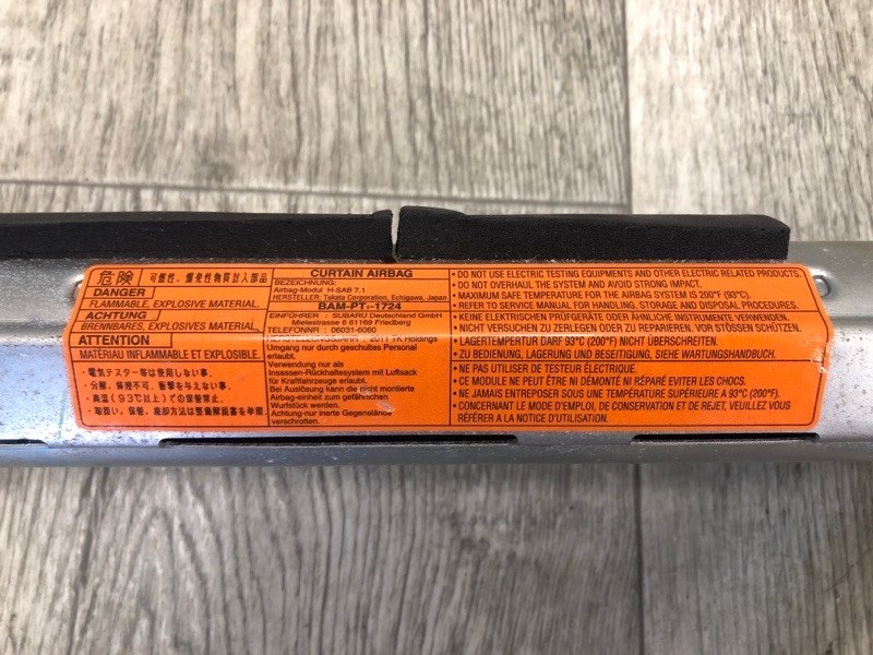 Подушка безопасности (штора) левая LEGACY 09-15 BM 2012 SEDAN 3.6 EZ36