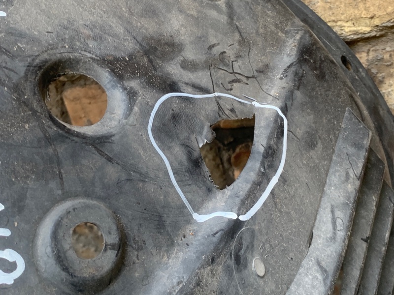 Подкрылок передний левый 6 GH 07-12 2008 2.5 L (L5-VE)