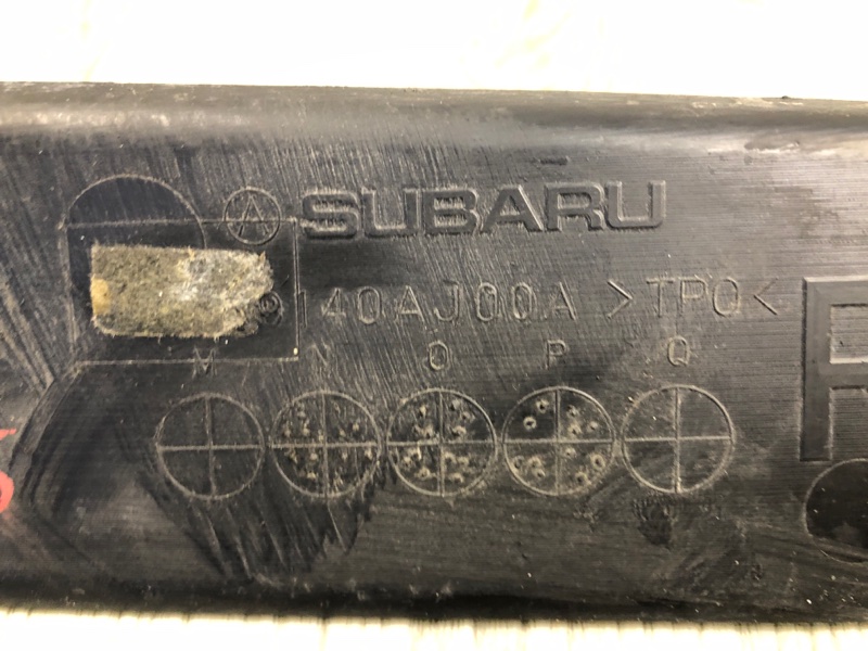 Пыльник крыла передний правый LEGACY 09-15 BM 2012 SEDAN 3.6 EZ36