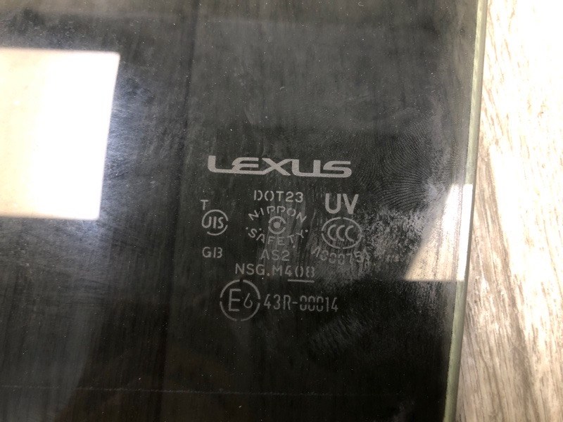 Стекло двери заднее левое LEXUS ES350 06-12 SEDAN 3.5 2GR-FE