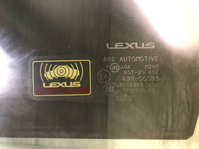 Стекло двери переднее левое ES350 06-12 2011 SEDAN 3.5 2GR-FE