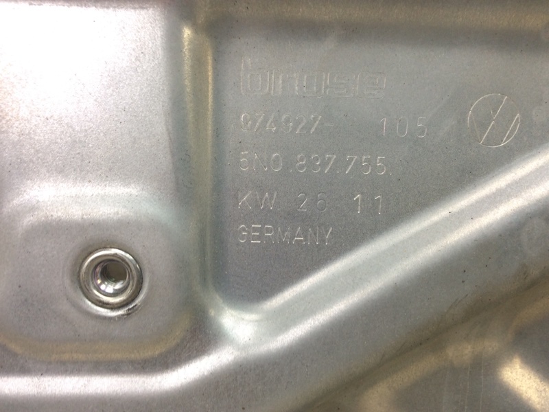 Стеклоподъемник передний левый TIGUAN 08-17 2011 5N 2.0 CCTA