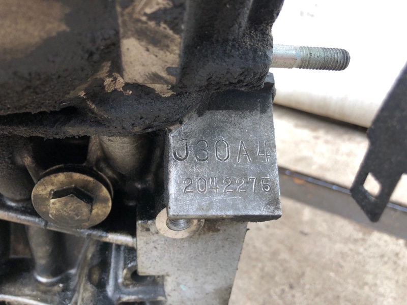 Двигатель бензин ACCORD COUPE 03-07 2003 J30A4