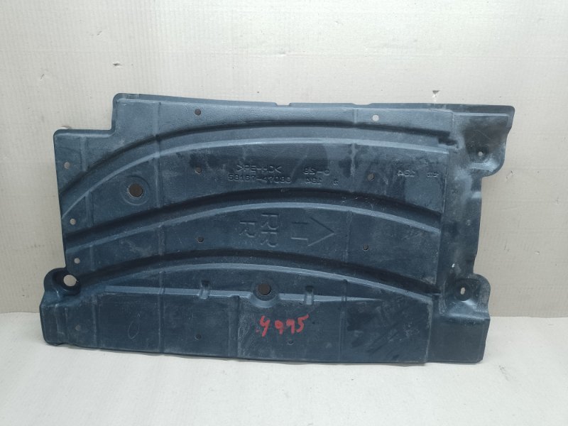 Защита днища задняя правая TOYOTA PRIUS - 30 09-17 2013 1.8 2ZRFXE 58167-47030 Б/У