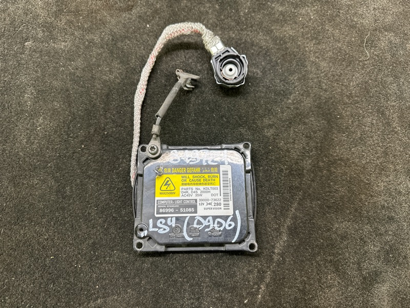 Блок розжига ксенона LEXUS LS460 06-12 2007 XF40 4.6 1UR-FSE 81107-22A10 Б/У