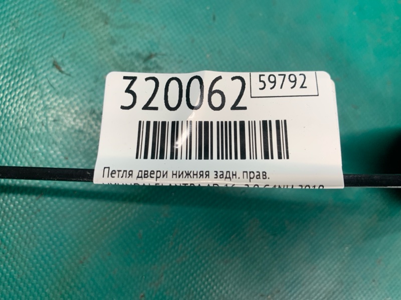 Петля двери нижняя задняя правая ELANTRA AD 16- 2019 2.0 G4NH