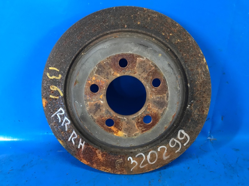 Тормозной диск задний правый FORD MUSTANG 15- 2017 3.7 C37PDED GR3Z-2C026-E Б/У