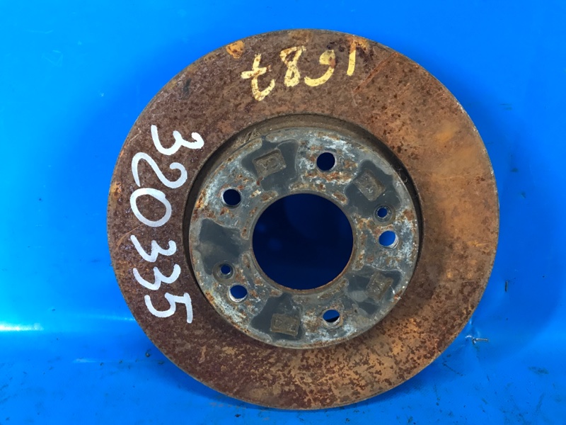 Тормозной диск передний левый KIA SOUL PS 13-19 2016 1.6 G4FD 51712A7000 Б/У