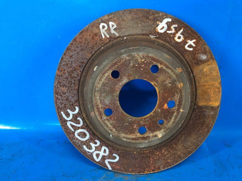 Тормозной диск задний FORD FUSION 14- 2014 C25HDEX G2MZ-2V026-MA Б/У