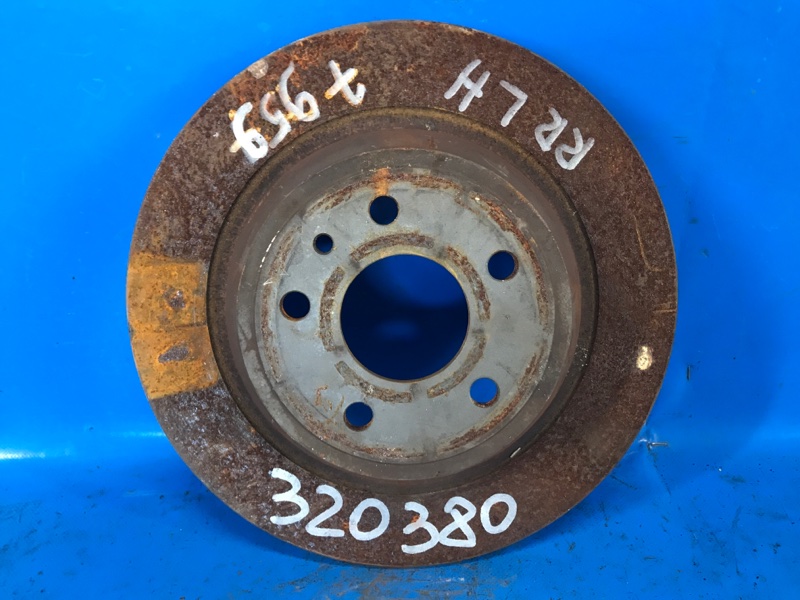 Тормозной диск задний FORD FUSION 14- 2014 C25HDEX G2MZ-2V026-MA Б/У