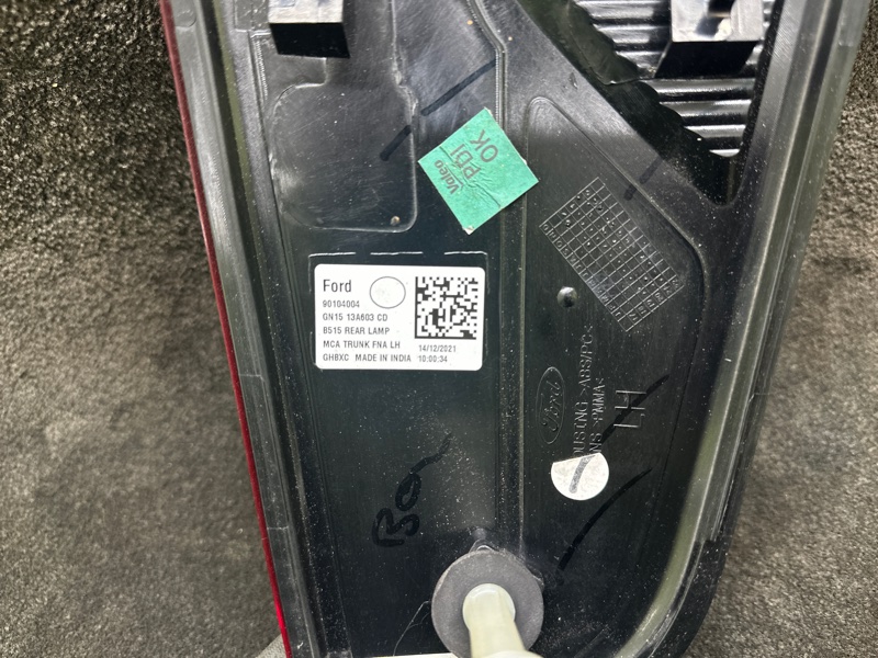 Фонарь внутренний левый ECOSPORT 18-22 2021 1.0 L EcoBoost (Fox) turbo