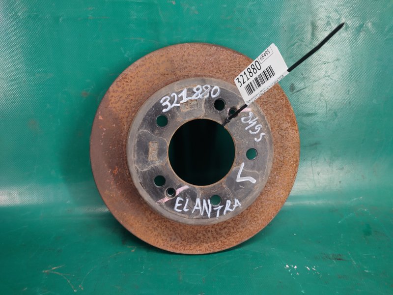 Тормозной диск задний HYUNDAI ELANTRA AD 16- 2018 2.0 G4NH 58411-3Y300 Б/У