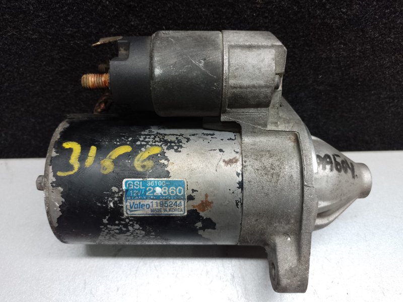 Запчасть стартер HYUNDAI ACCENT MC 06-10 2009 1.6 G4ED 36100-22860 Б/У Стартер HYUNDAI ACCENT MC 06-10 2009 1.6 G4ED 36100-22860 Б/У