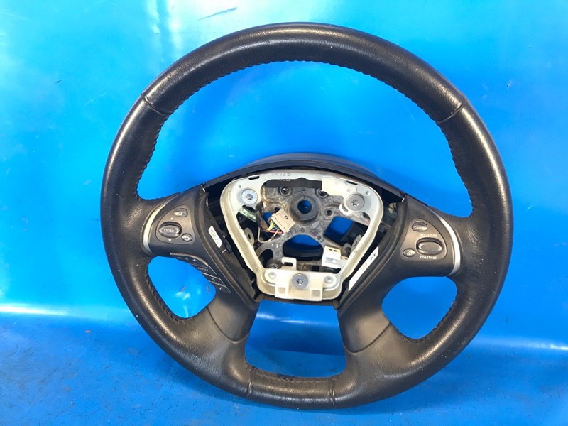 Руль NISSAN PATHFINDER R52 12-21 2015 R52 3.5 VQ35DE 484303KG4A Б/У