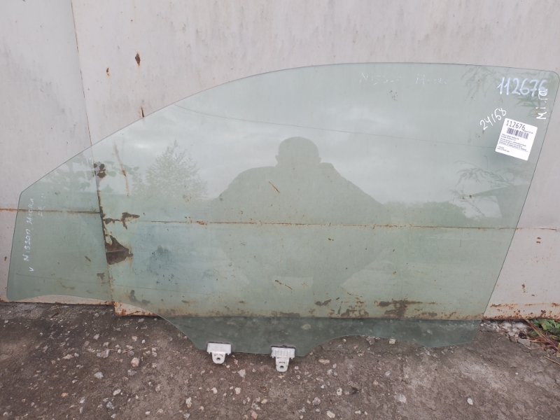 Стекло двери переднее левое NISSAN MICRA 03-11 80301-BC60A Б/У