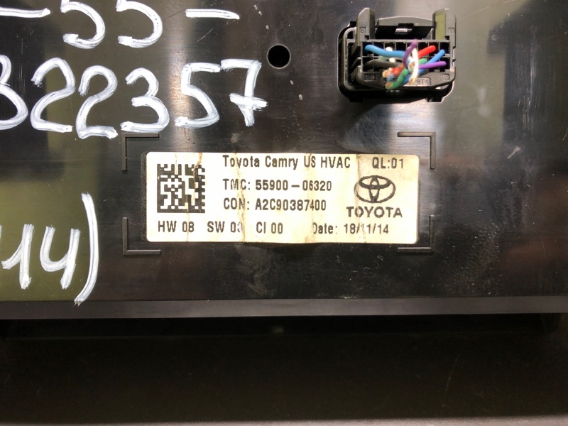 Блок управления печкой CAMRY 55 14-17 2015 ASV50 2.5 2ARFE Блок управления печкой CAMRY 55 14-17 2015 ASV50 2.5 2ARFE