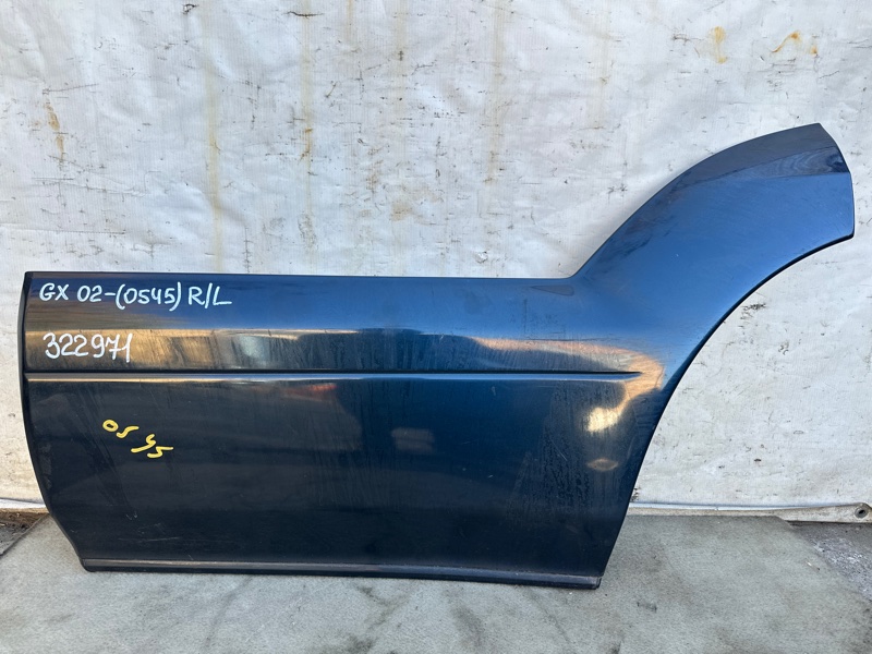 Накладка двери задняя левая LEXUS GX470 02-09 2003 UZJ120L 4.7 2UZFE 75742-60210-J0 Б/У